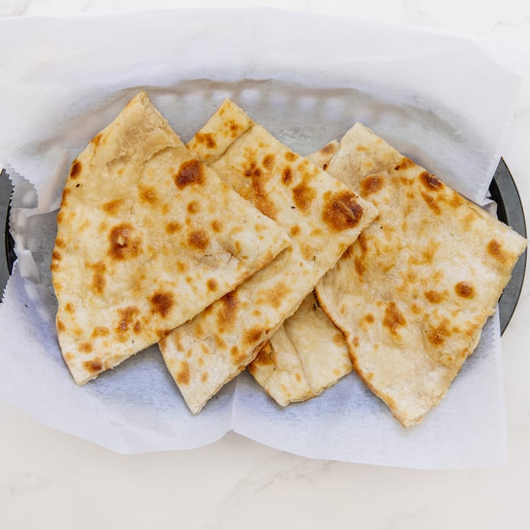 Savor our butter naan