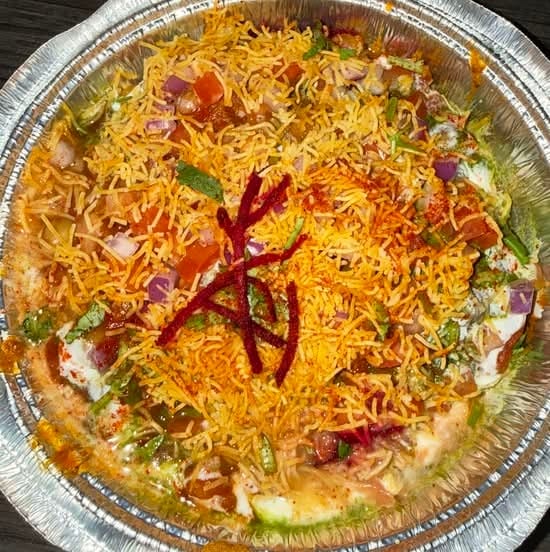Aloo Tikki Chaat.